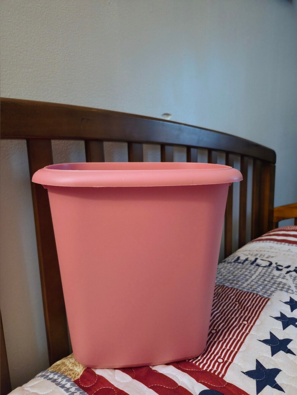 Vintage Rubbermaid Pink Trash Can